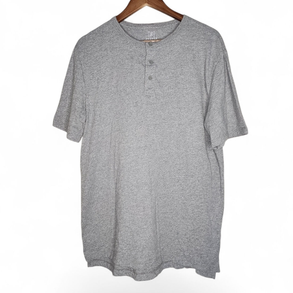 George Henley Short Sleeve Tee in Heather Gray Size L